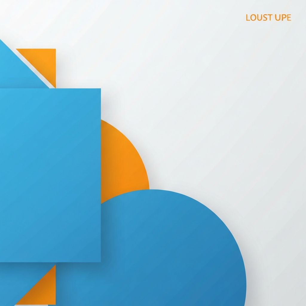 Abstrakcyjny obraz reprezentujący klarowność i porządek